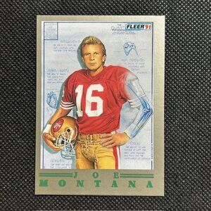 1991 FLEER PRO-VISIONS #1 JOE MONTANA SAN FRANCISCO 49ERS